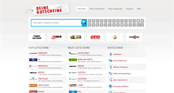 Desktop Screenshot of deinegutscheine.com